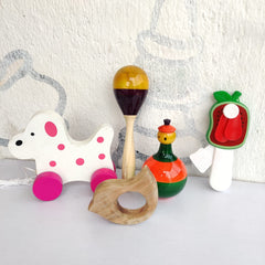 0-1 Year Wooden Birthday Gift Combo - 2