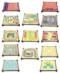 13 in 1 Family Magnetic Board Games (Chess, Snakes-Ladders, Backgammon, Ludo, Tic-Tac-Toe, Checkers, Travel Bingo, Space Venture, Steeplechase)