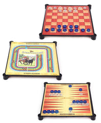 13 in 1 Family Magnetic Board Games (Chess, Snakes-Ladders, Backgammon, Ludo, Tic-Tac-Toe, Checkers, Travel Bingo, Space Venture, Steeplechase)