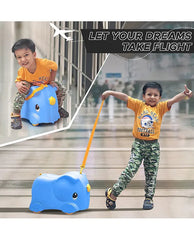 Kids Rideon Suitcase & Small Cabin Luggage Toys Storage - 18 liters Capacity- RED