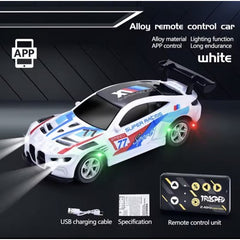 1:64 Mini RC Car Dual Mode 2.4G Drift Racing Alloy Remote Control Car -Mobile App Control-Any 1