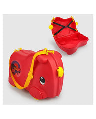 Kids Rideon Suitcase & Small Cabin Luggage Toys Storage - 18 liters Capacity- RED