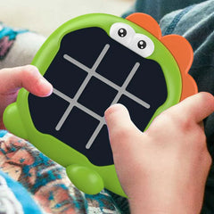 2-in-1 Tic Tac Toe Portable Game - Play Anytime, Anywhere!(Battery Included)