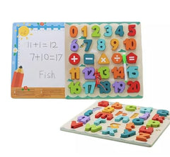 2 in 1 - Small abcd 3D Lacing Board and slate