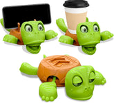 2 in 1 Funny Sleepy Turtle mobile holder cup stand Tortoise