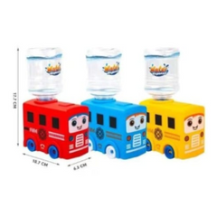 2 in 1 Water Dispenser Toy for Kids - Bus Vehicle Themed Simulation Toy