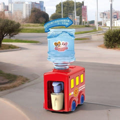 2 in 1 Water Dispenser Toy for Kids - Bus Vehicle Themed Simulation Toy