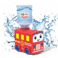 2 in 1 Water Dispenser Toy for Kids - Bus Vehicle Themed Simulation Toy