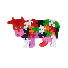 2 in 1 Animal Puzzle  - Pack of 1 - Cow
