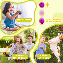 Kids playing outdoor games with Moon Ball