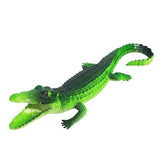 Crocodile Alligator Realistic Small Toy - Rubber Crocodile Bath Toy Make Choo-Choo Noise (Whistle)