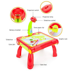 3 In 1 Projector Table - Best Gift For Kids