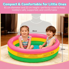 3 ft Inflatable Swimming Pool for Kids 0β3 Years -Fit 2 kids - 85cm*25cm