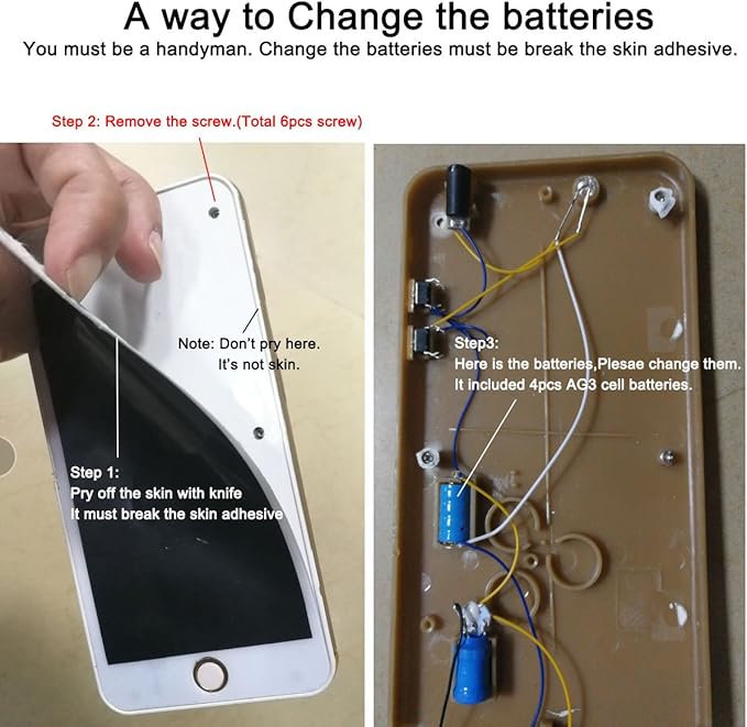 3 in 1 Prank Phone - Shock phone with Lazer and Torch Light
