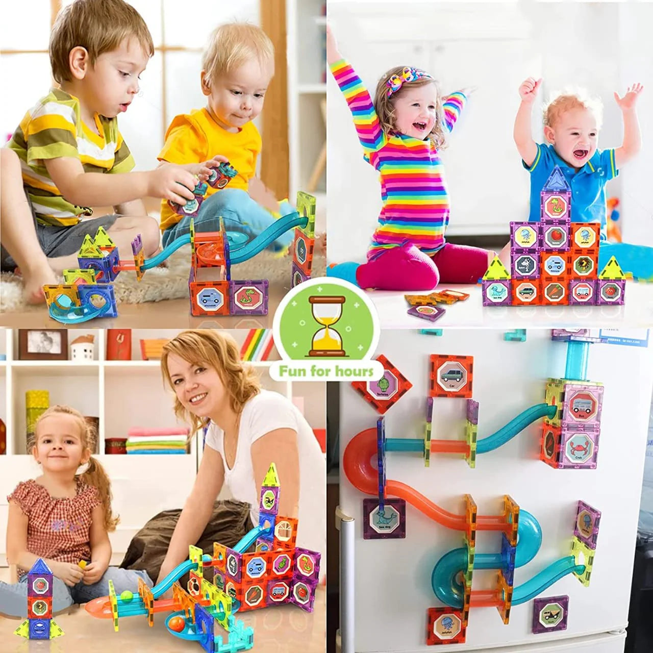 75 Pcs Light Magnetic Blocks with Light for Kids STEAM Toy