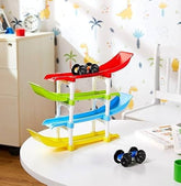 4 Level Ramp Race with 4 Cars