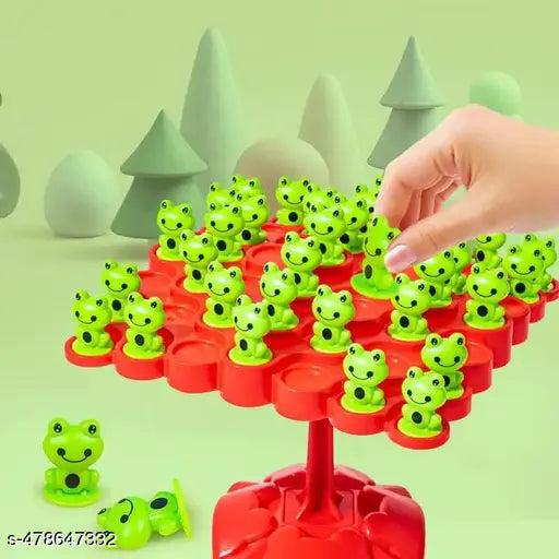 Frog Balance Tree Game Toys, Two-Player Balance Game Parent-Child Interactive Family Tabletop Puzzle Game