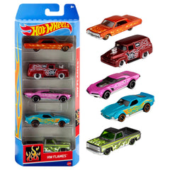 Hot Wheels 5 Car Gift Pack, Metal Cars (Styles May Vary) Multicolor -First Copy