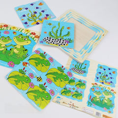 Layered Life cycle Puzzle Book STORY PUZZLE