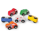 Wooden Miniature Car - mini 4 wheeler vehicle - any 1 pc