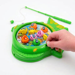 Fish Catching Key Operated Fishing Toy 9 Fishwith 2 Sticks (Multicolor) Game