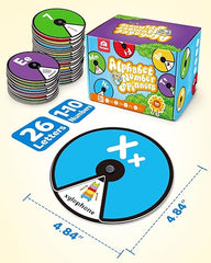 Alphabet Number Spinner - AlphaNumeric Spinner Educational Flashcard