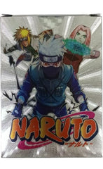Anime Unique Card Desk Pack, Official Anime CCG Collectable Playing Foil Cards, Anime Merchandise Gift, Pack of 55 (Silver)