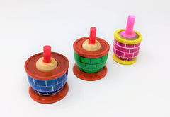 Wooden Attukal - Ancient flour mill aatukal - Pack of 1