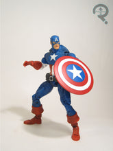 Avengers Action Figure Infinity War Captain America Hero Series Toy for kids, Large (6.5 inch) with LED Light on Chest -Foldable Leg