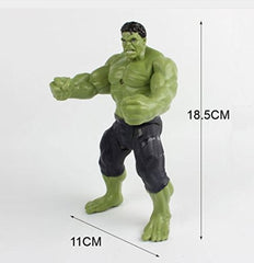 Avengers Action Figure Infinity War Hulk Hero Series Toy for kids, Large (6.5 inch) with LED Light on Chest  (Green, Black)