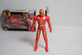 Avengers Action Figure Infinity War Iron Man Hero Series Toy for kids, Large (6.5 inch) with LED Light on Chest (Green, Black)