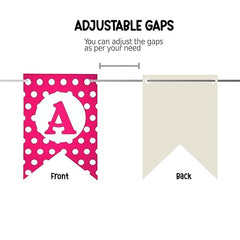 PINK Happy Birthday Decoration Banner