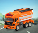 Big Size Power Tanker Toy Truck Friction Power with Sound and music