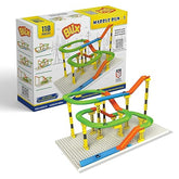 Blix Marble Run - 1, 118 Piece Construction Set, Design and Build Your Own Tracks, Marble Run Toys for Kids