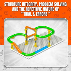 Blix Marble Run - 1, 118 Piece Construction Set, Design and Build Your Own Tracks, Marble Run Toys for Kids