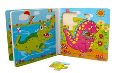 Wooden Book Puzzle - Random pack of 1