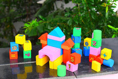 Building blocks  pack of a bag with small piece of wood to build