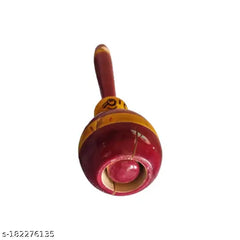 Wooden Bullet TiK Tik Rattle with Whistle