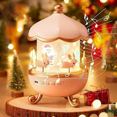 Bunny Carousel Night Light Projector, 6 Set Films Rotating LED Lamp
