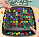 Candy Crush Rainbow Ball Chess Board Game – Puzzle Matching Game 2-4 Players-120 color balls