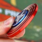 Premium Captain America Shield Metal Spinner Hand Spinner Stress Relieve Toys for Kids and Adults