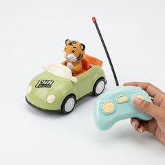 Cartoon Kids Remote Control Car with Lights - Any 1 Random Animal
