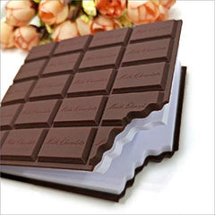 Chocolate Shaped Notebook Diary with Original Choco Smell Scented- for Party Return Gift