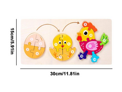 Colorful Life cycle Board Jigsaw Puzzle of Birds  and Animals - Any 1 Random puzzle