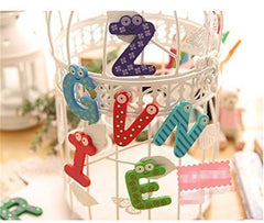 Colorful Wooden A-Z Alphabet Letters Fridge Magnets - set of 26 abcd magnet
