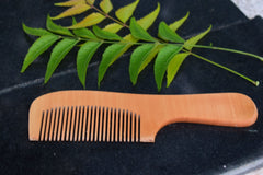 Comb with handle pack of 1 wooden comb