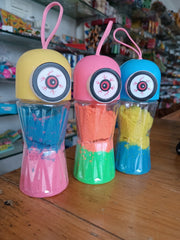 Crystal Mud - Kinetic sand pack of 1 with double coloured sand For kids fun play