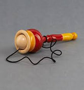 Wooden Cup and ball Catch Game