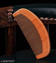 Curved Comb - pack of 1 wooden comb