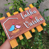 Customised Home Nesting Name Board For House